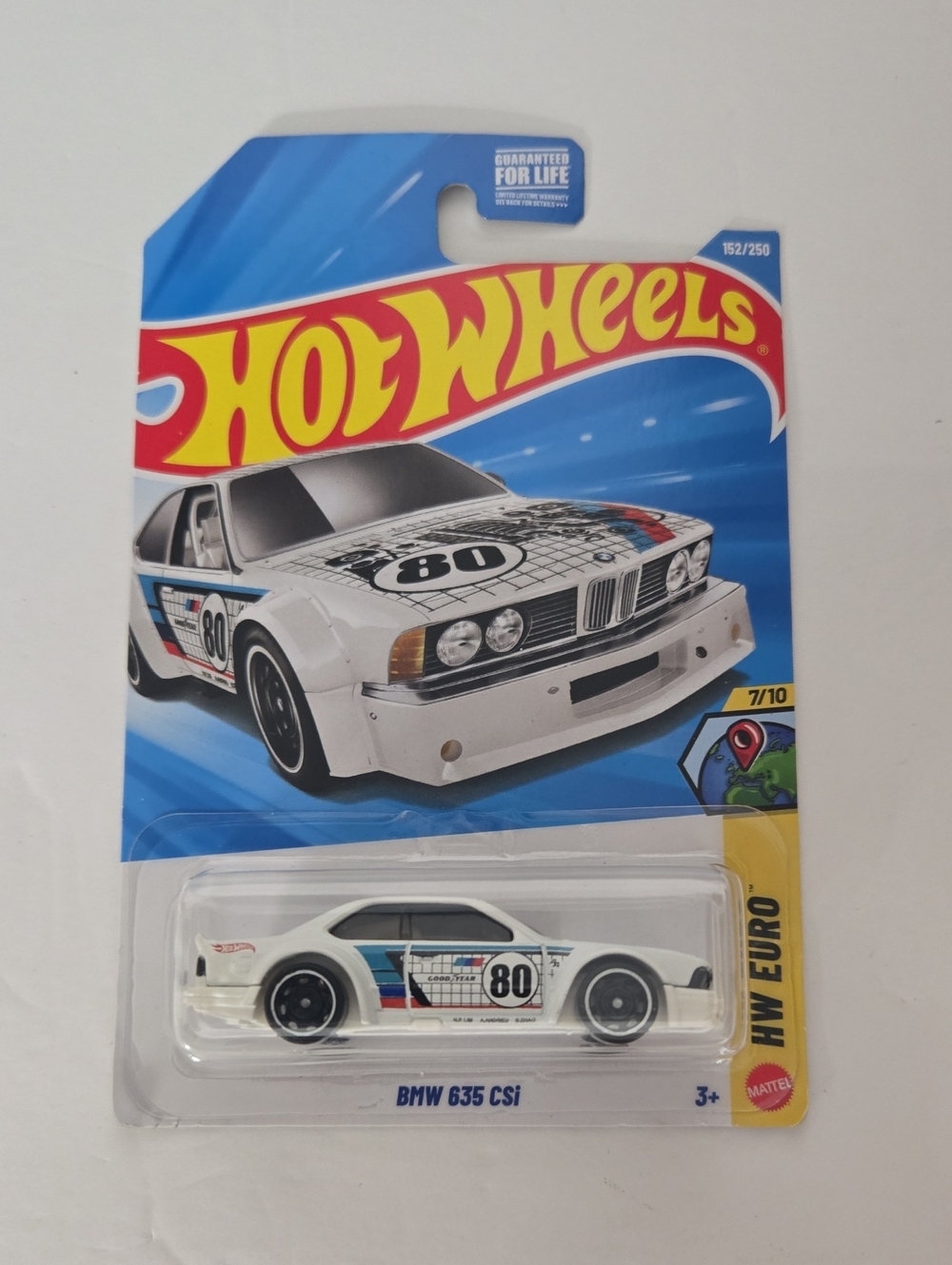 BMW 635 CSi White Die-Cast Toy Car